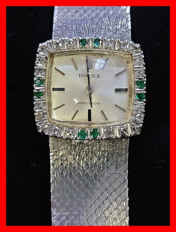 Moldura de pedra prata precisão autorizada Rolex Nother - Imagem 1 de 4