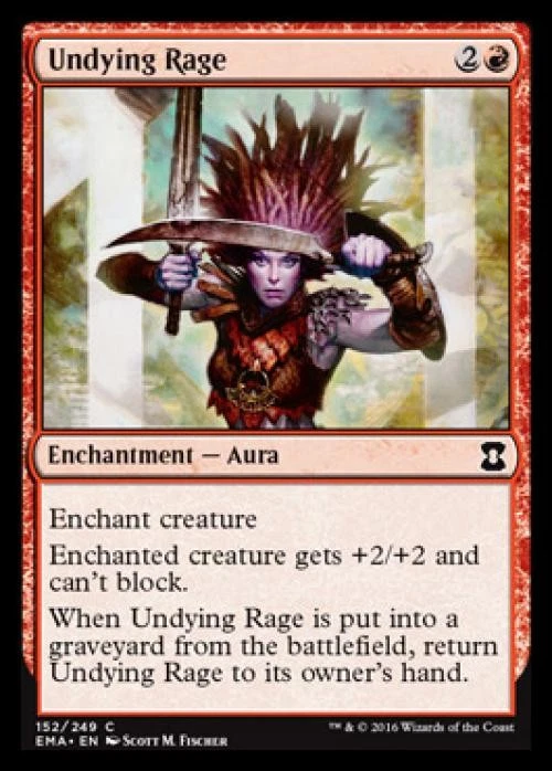 Undying Rage - Light Play MTG Eternal Masters - Image 1 of 1