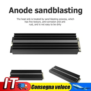 Solid State Hard Drive NVME Heat Sink Hard Disk Aluminum Radiator (Black) - Afbeelding 1 van 7