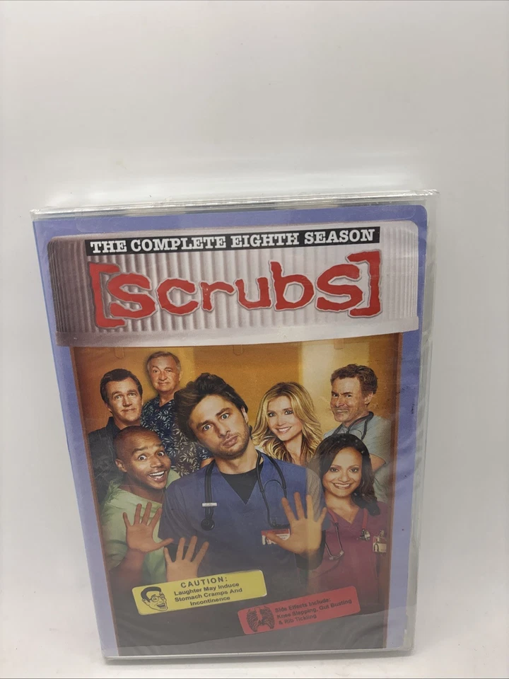 Scrubs - The Complete Eighth Season (DVD, 2009, 3-Disc Set) Sealed  Foto 1 de 2