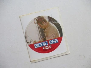 Tip Top Ice Cream New Zealand (1976) Bionic Bar Sticker Six Million Dollar Man - Picture 1 of 2
