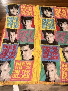Vintage 1990 Neu Kids On The Block Schlafsack Multicolor Reißverschluss Big Step 30x67 - Bild 1 von 7
