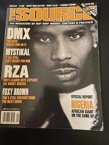 The Source Magazine Jan 1999 No.112 DMX RZA Mystikal Foxy Brown Rare - Imagen 1 de 15