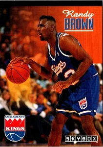 1992 SkyBox Randy Brown #209 Sacramento Kings Basketball Card - Picture 1 of 2