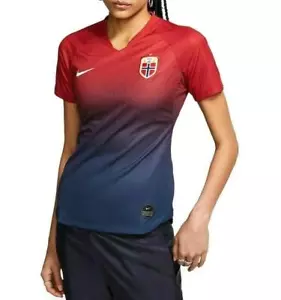 Norwegen Damen Fußball Trikot Nike Dri-Fit Kurzarm Football Shirt - Neu - Bild 1 von 7