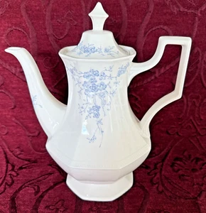 Johnson Brothers ELEGANCE Azul CAFETERA Y TAPA, Gama Heritage, Hecho en Inglaterra - Imagen 1 de 11