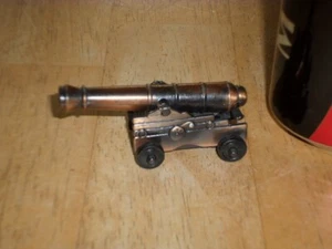 Miniature SHIP CANNON, Metal Die Cast Pencil Sharpener, 3" LONG, [NOS] 1970 yrs - Picture 1 of 9
