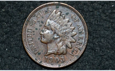 1903 Indian Head Cent * XF+ Details * FULL LIBERTY ** 3+ Diamonds ** FREE S/H Cover
