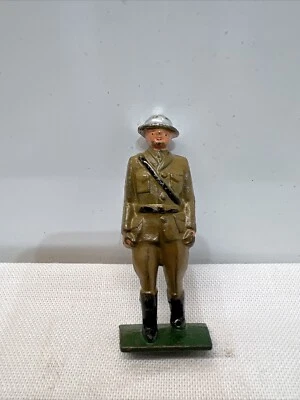 Tienda de centavos GRIS IRON estilo principios de la Primera Guerra Mundial Ejército de los Estados Unidos Soldado Americano 3 1/4" Doughboy Foto 1 de 4