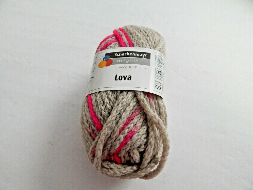 "Lova" de Schachenmayr, lana, hilo de tejer, poliamida, poliacrílico, lana 2 colores Foto 1 de 1