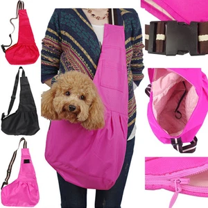 Small Pet Dog Cat Carrier Shoulder Sling Bag Tote Outside Travel Mesh Bag USA - Picture 1 of 25