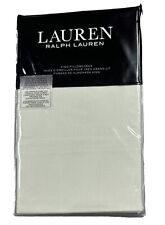 Lauren Ralph Lauren Sloane Two King Pillowcases Green 100% Cotton New! NWT $85