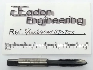 5/16" x 24TPI UNF (Unified National Fine) Straight Machine Tap, HSS. - Picture 1 of 22