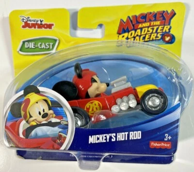 Disney Junior Mickey And The Roadster Racers Mickey's Hot Rod Diecast Race Car - Image 1 of 4
