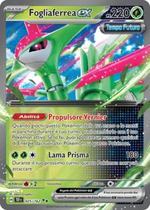Pokemon TCG GCC Fogliaferrea ex TEF 025/162 Italiano EXC/NM Temporal Forces REG - Imagen 1 de 1