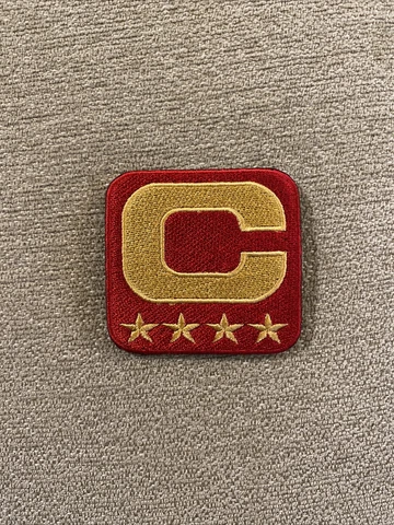 2022 NFL 49ers, Chiefs, Bills, Bucs, Giants Captain Four Star Patch Gold C Patch Cover