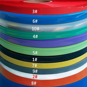PVC Heat Shrink Tubing Wrap No. 5 AA Battery 17mm Flat Size - 10 Colors Optional - Picture 1 of 4