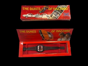 Orologio The Dukes Of Hazzard Unisonic INUTILIZZATO originale vintage 1981 con scatola custodia - Foto 1 di 3