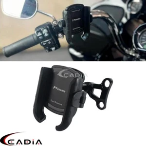 Phone Carrier Mount Holder Stand Bracket For Harley Touring Road Glide 2015-2025 - Photo 1 sur 12