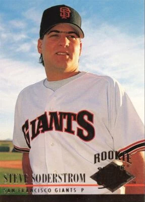 1994 Fleer Ultra Rookie Card Steve Soderstrom San Francisco Giants #594 - Image 1 of 2