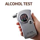 CA2000 Digital Alcohol Tester Alcohol Detector LCD Breath Analyzer Breathalyzer