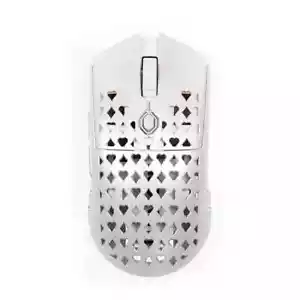 Mouse da gioco ultraleggero wireless Vancer Gretxa, sensore 3370, PTFE, 69 g (bianco) - Foto 1 di 5