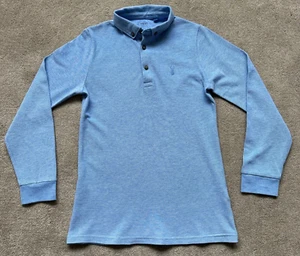 Next Boys Long Sleeve Polo Shirt Age 9 Years Light blue Excellent Condition - Picture 1 of 4
