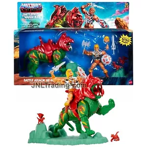 Year 2021 Masters of the Universe Figure Set BATTLE ARMOR HE-MAN and BATTLE CAT - Picture 1 of 1