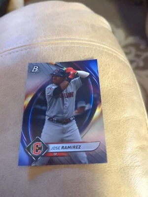 Jose Ramirez 2022 Bowman Platinum Cleveland Guardians #84 - Image 1 of 2