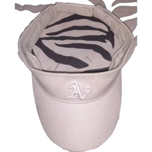 MLB Oakland A’s Athletics New Era Visor Hat Cap One Size Fits All - Beige - Picture 1 of 4