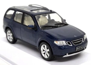 Atlas 1/43 Saab 9-7x Aero SUV Metallic Blue Diecast Scale Model Car - Picture 1 of 6
