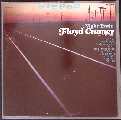 FLOYD CRAMER NIGHT TRAIN RCA RECORDS  VINYL LP 143-34W - Image 1 of 4