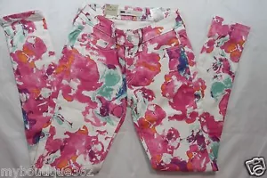 JEANS LEVIS 535 FLORALES MULTI LEGGING TALLA 3/26 NUEVOS CON ETIQUETA - Imagen 1 de 7