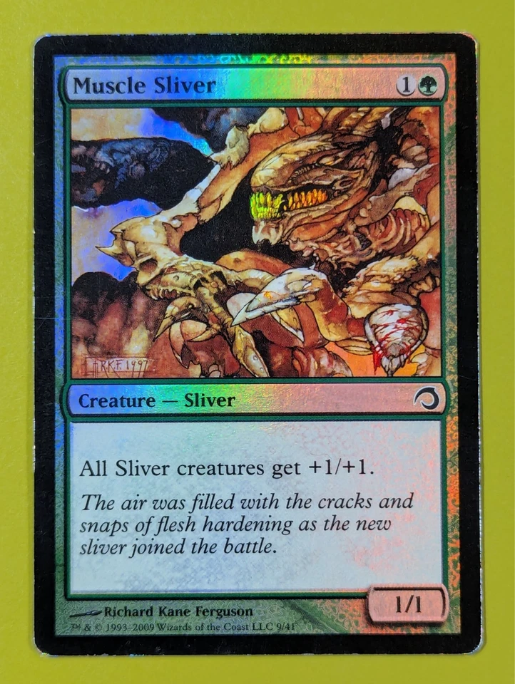 FOIL Muscle Sliver x1 Premium Deck Series: Slivers 1x MTG - Image 1 of 1