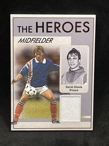 DAVID GINOLA Patch 2024 Futera Unique The Heroes #HS10 /32 - Picture 1 of 2