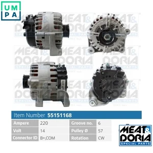 ALTERNATOR 55151168 FOR BMW X5/E70 X6/E71/E72 N57D30C/A M57D30 3.0L 6cyl X5 E70 - Picture 1 of 9