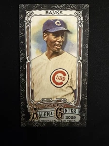 2025 Topps Allen & Ginter Ernie Banks Mini Black Border SP #54 - Bild 1 von 2
