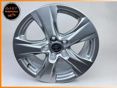 2016-2024 Toyota RAV4 Sienna 17"x7" 5-spoke Alloy Wheel Rim Silver OEM - Image 1 of 4