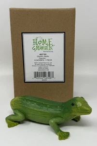 Enesco Home Grown Gherkin Gecko Figurine Anthropomorphic Vegetable Pickle 2011 - Picture 1 of 9