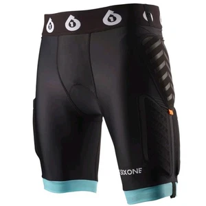 SixSixOne 661 Womens EVO Compression Shorts XL MTB Cycle D3O Padded Protection - Picture 1 of 5