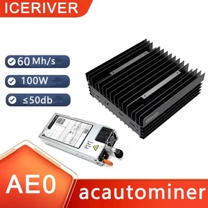 NEU Iceriver AE0 ALEO Miner 60MH/s 100W zkSNARK Algorithmus Versand im April 2025 - Bild 1 von 3