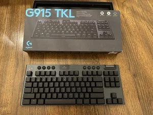 Logitech G915 TKL Lightspeed Mechanical Gaming Keyboard Black Tactile - NO USB - Afbeelding 1 van 7