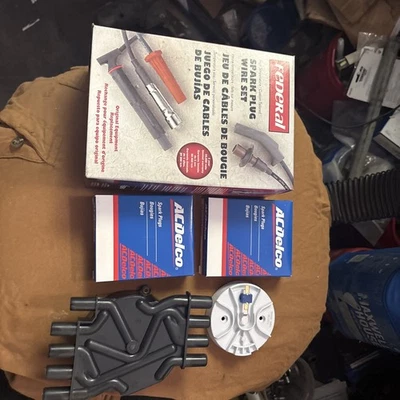 ignition tune up kit for 5.0 5.7 vortec chevy ck 1500-3500 ac delco 96-00 350 - Image 1 of 2
