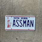 1986 New York SOUVENIR License Plate Vintage Style Garage Decor Seinfeld ASSMAN