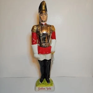 VINTAGE Sicilian Gold Italian Royal Guard Soldier Italy Empty 19” Decanter EMPTY - Picture 1 of 9