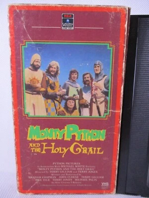 Monty Python And The Holy Grail 1985 VHS Movie Side Load John Cleese Eric Idle - Image 1 of 4