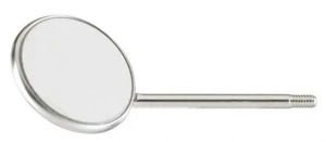 J&J Instruments Specchietti Dentali Superficie Anteriore Stelo Semplice #4 Scatola Rodio/12 - Foto 1 di 2