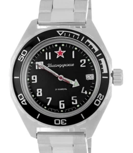 Reloj Vostok Komandirskie 650537 militar mecánico automático VENDEDOR DE EE. UU. - Imagen 1 de 8