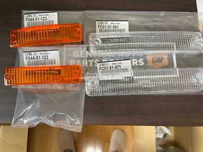 Genuine MAZDA RX-7 FC3S 3C 89-92 Turn Signal Light Clear Lens & Side Marker SET - Изображение 1 из 4