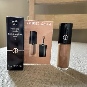 Giogio Armani Eye Tint Silk Liquid Satin Eye Color Rose Ashes 11 - 0.10 oz BNIB - Picture 1 of 3